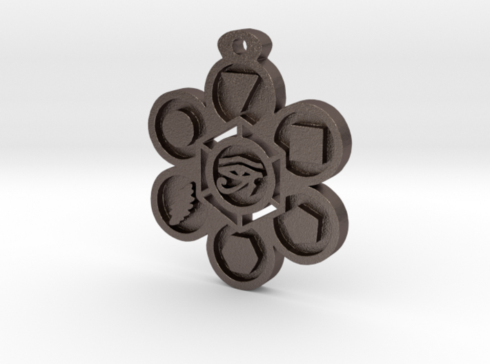 Stages of Creation Pendant 3d printed