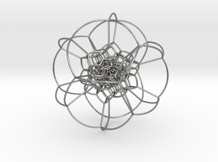 120-cell stereographic, small 3d printed