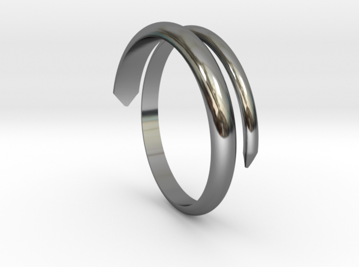 1.5 twist Ring 3d printed