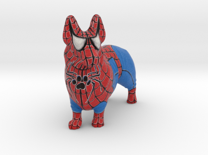 Spider Corgi 3d printed 
