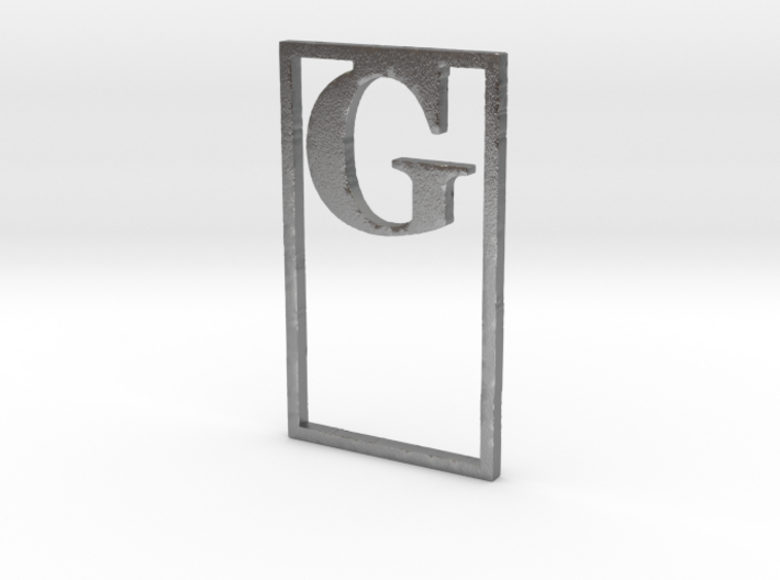Bookmark Monogram. Initial / Letter G 3d printed