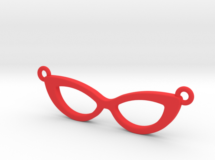 Cateye Glasses Necklace 3d printed 
