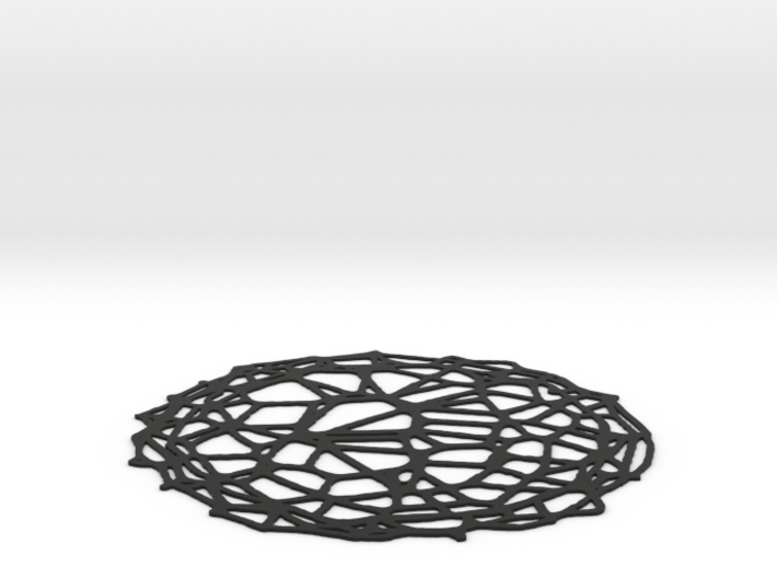 Coaster - Voronoi #4 (15 cm) 3d printed