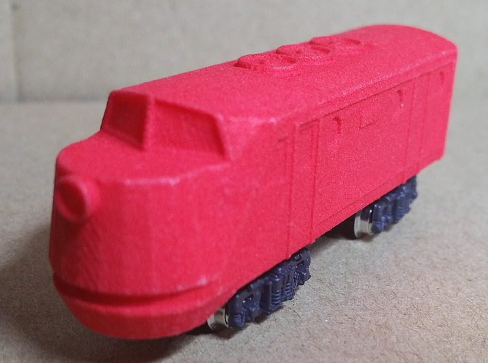 Red Engine - Kato 11-105 3d printed First Print looks good in red
