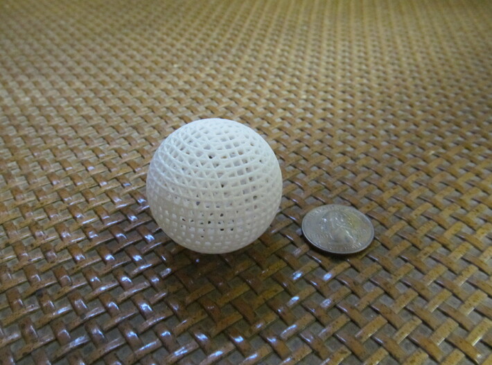 Hollow Wire Sphere V3 3d printed