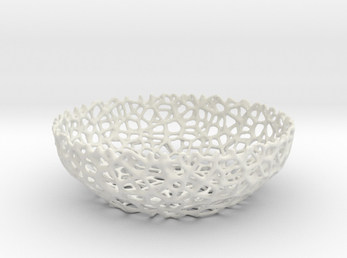 Voronoi bowl (20 cm) - Style #8 3d printed