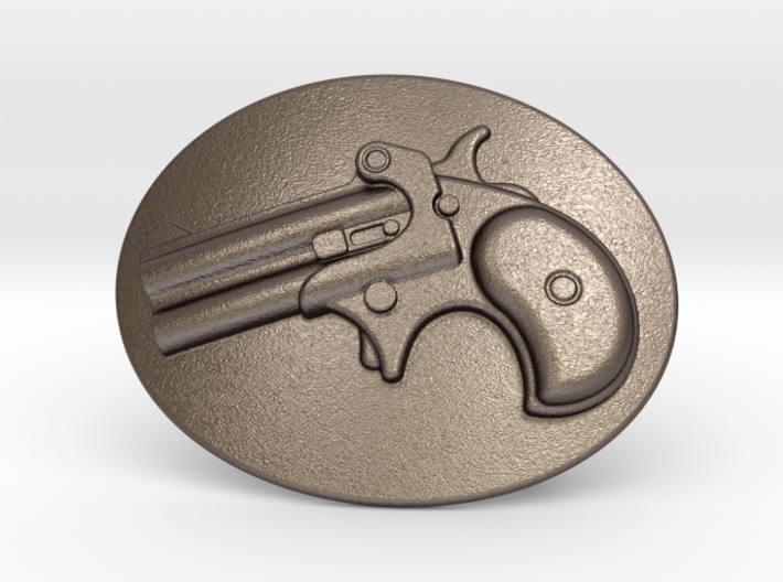 Derringer Belt Buckle 3d printed