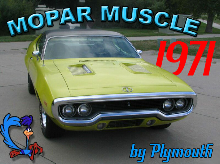 1/87 Scale Old School Muscle Car 3d printed 