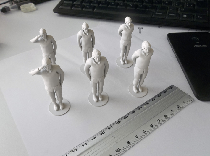 Male Soldier Salute 3d printed 