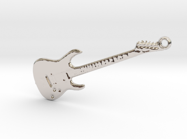 Rock Guitar Pendant 3d printed