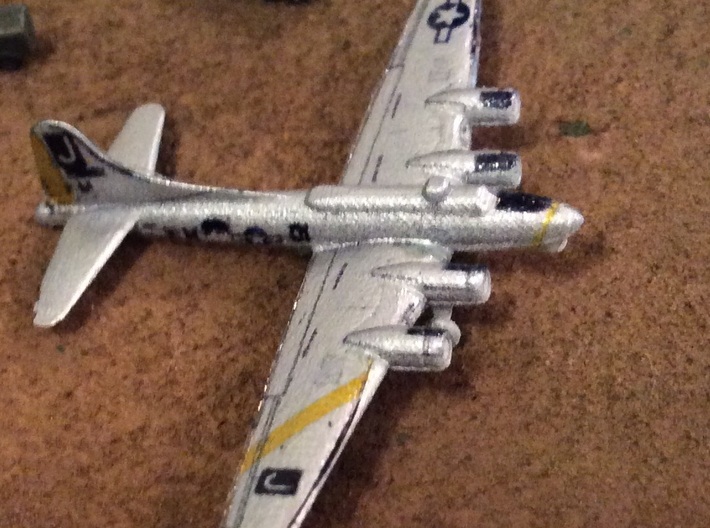 1:700 Scale B-17G Flying Fortresses (4x) 3d printed