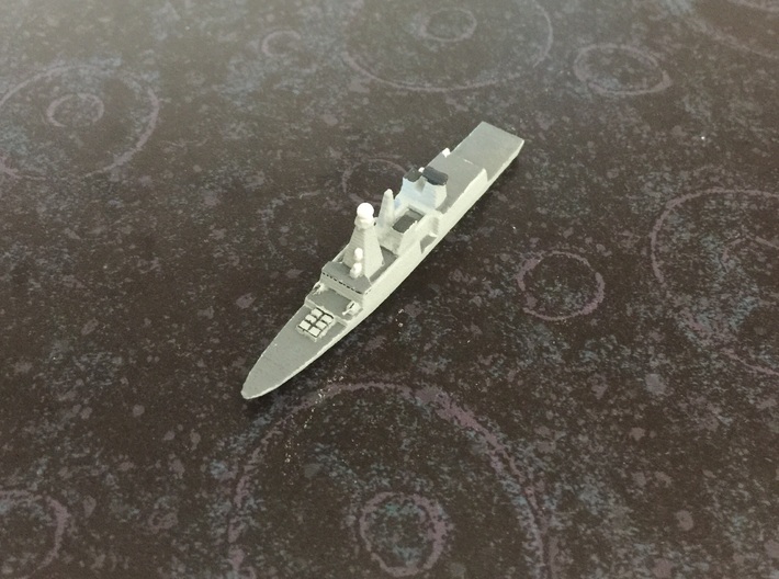 Forbin-Class Frigate, 1/1800 3d printed Painted Sample