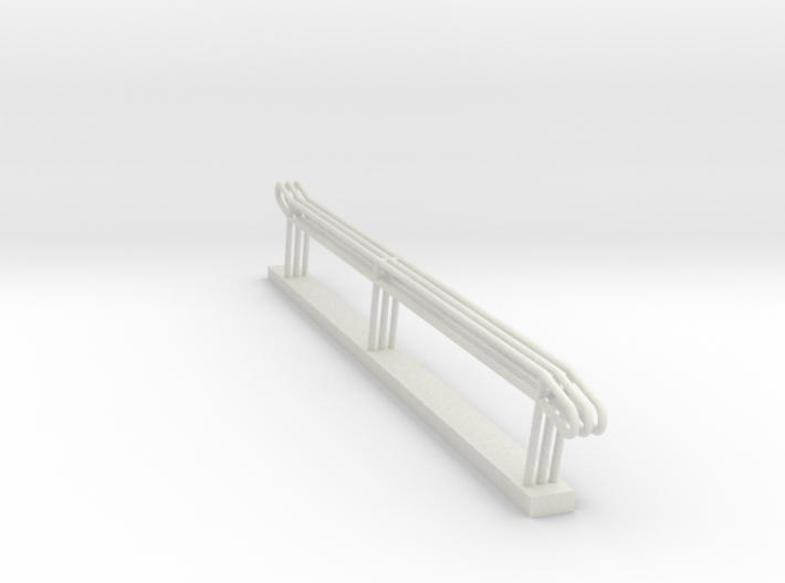 MOF Stair Rail 11 Step - 72:1 Scale 3d printed