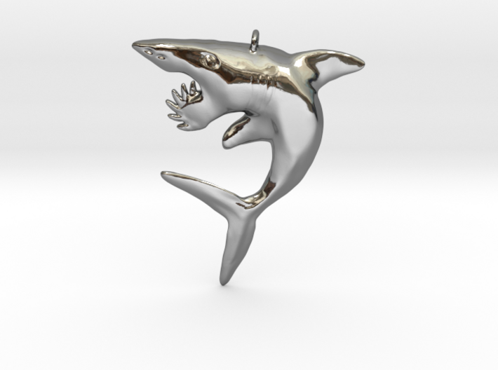 Helicoprion Pendant 3d printed
