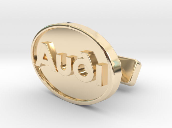 Audi Classic Cufflink 3d printed