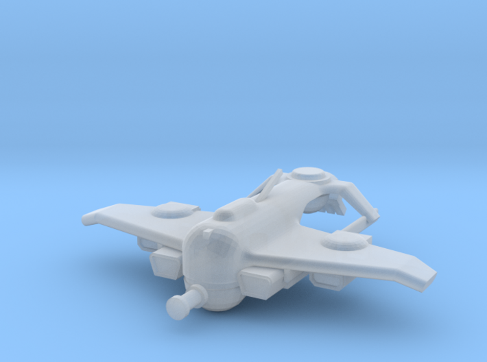 Space Commie Mako Fighter (Old) 3d printed