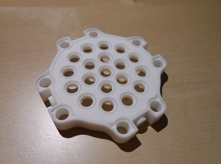 LEGO®-compatible gearbox cap 3d printed