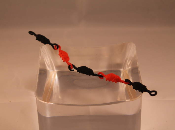 Chameleon bracelet - 2 pieces pack 3d printed 