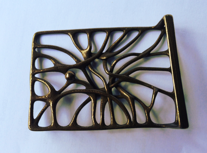 Belt Buckle 'Connect' 3d printed 
