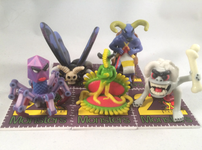 2 Inch Monsters: Batch10 3d printed 