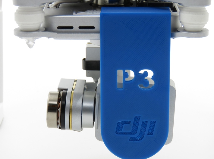 DJI Phantom 3 Lens Cover & Gimbal Lock by HEROPRIN 3d printed 