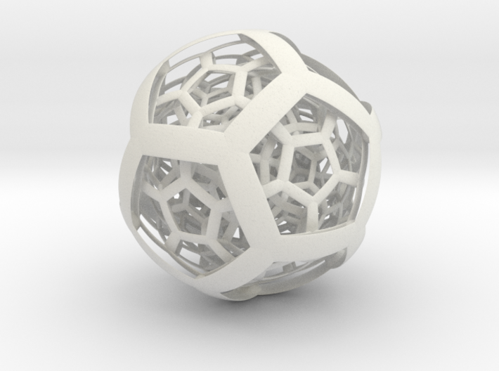 120-Cell in Ball Model 3d printed
