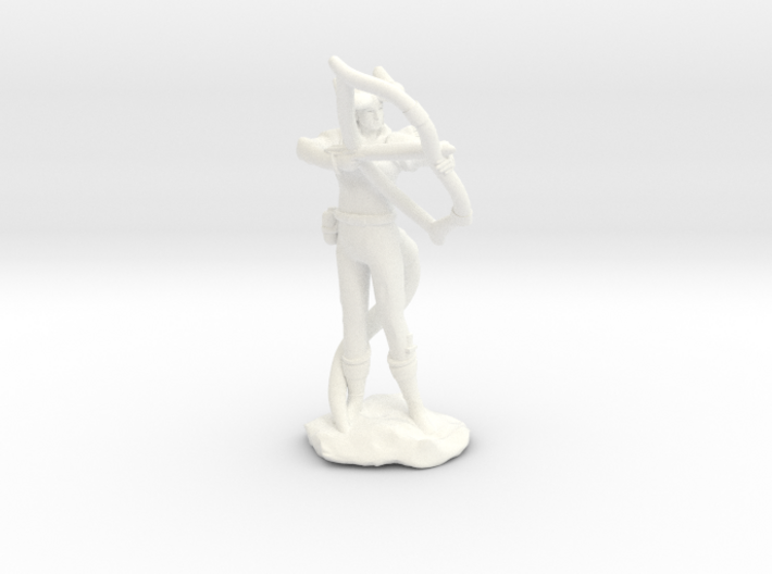 Tiefling Ranger with Bow 3d printed