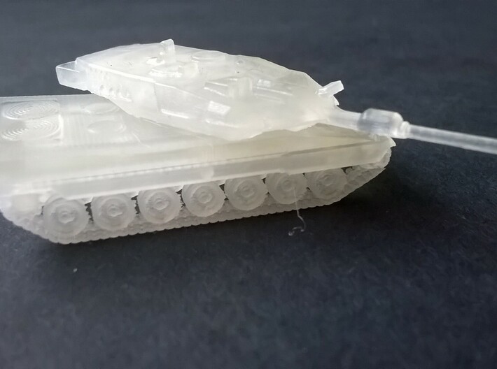 Leopard 2a7 Scale 1:160 3d printed 1:200 model