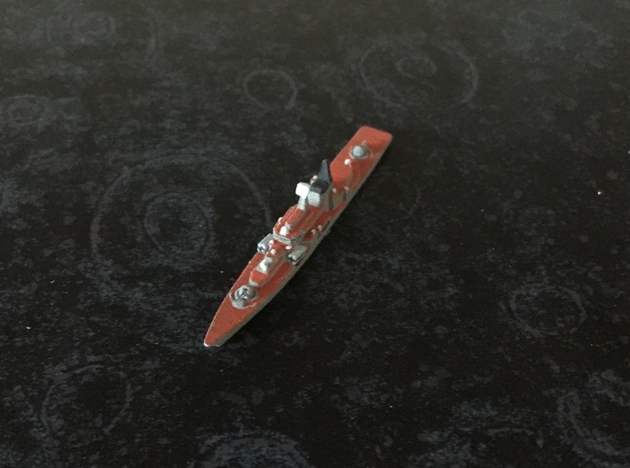Sovremenny-Class destroyer ,1/1800 3d printed Painted Sample