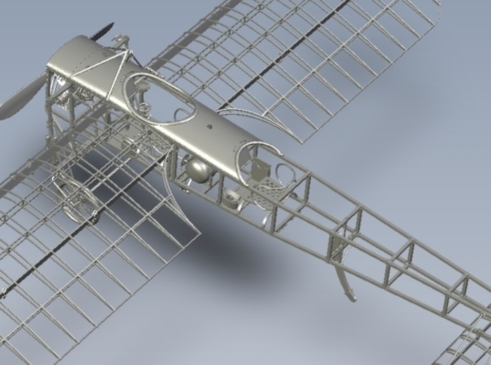 1/15 scale Bleriot XI-2 WWI model kit #3 of 4 3d printed 