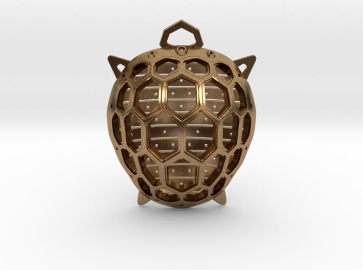 Turtle pendant 3d printed 