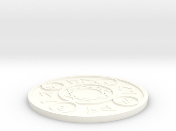 Magic Spell Circle Coaster 3d printed