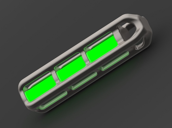 Tritium Lantern 4B (Stainless Steel) 3d printed 