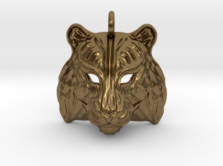 Tiger Pendant 3d printed