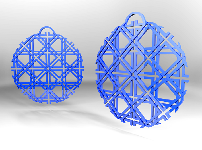 Tetragonal Necklace 3d printed 