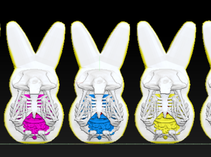 Peep Rabbit Collection 3d printed