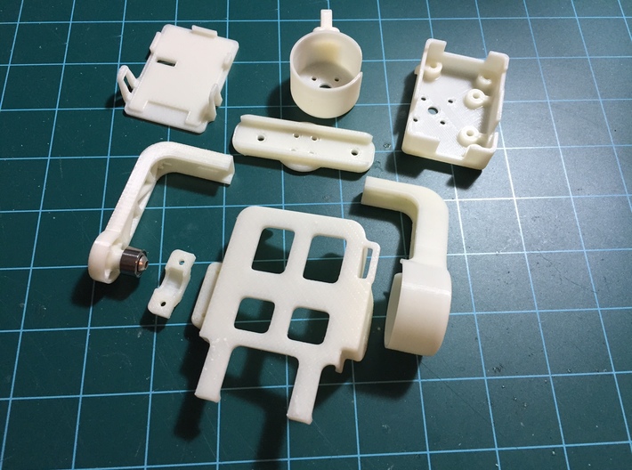 RunCam2 Gimbal Camera Housing V2 3d printed Combination of product