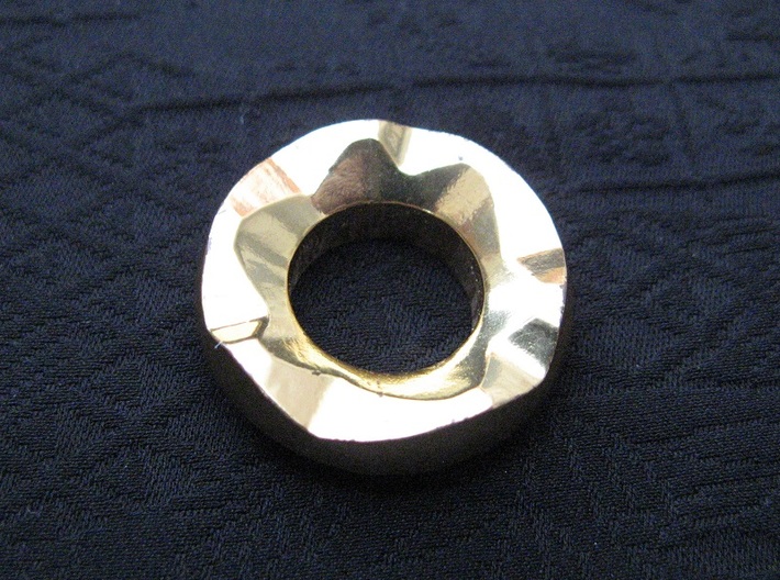 Ag Torch: Brass Tail Ring (4 of 4) 3d printed
