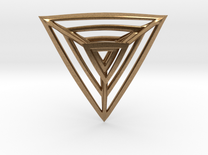Triangulation Pendant 3d printed