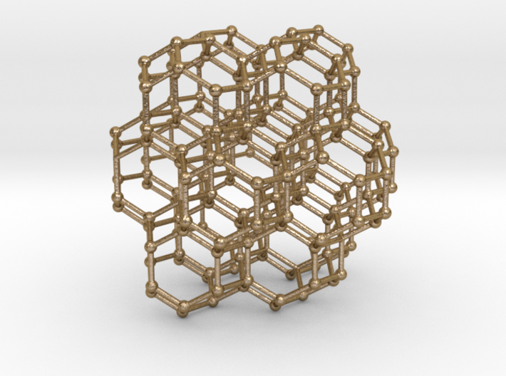 Bitruncated Cubic Honeycomb Sacred Geometry 80mm 3d printed