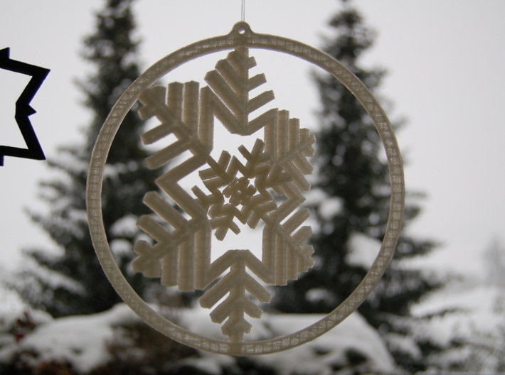 Gimbal Snowflake 3d printed