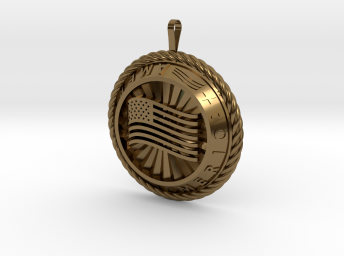 America Medalion 3d printed