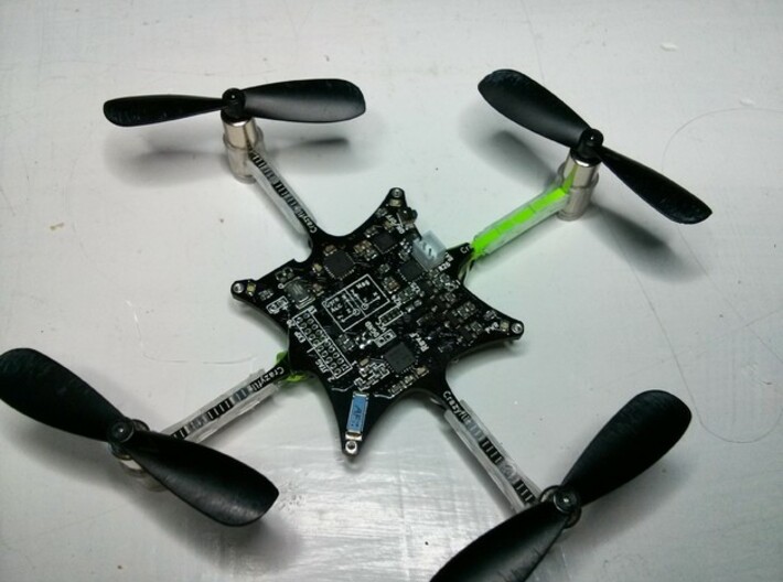 Crazyflie Wing Replacement Quadcopter 3d printed