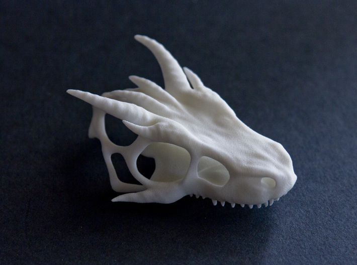 Small Dragon Skull 3d printed