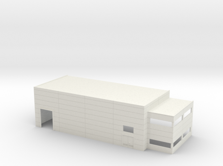 N Scale Industrial Building With Office 3d printed 