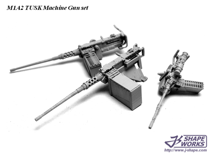1/18 M1A2 Tusk Machine Gun set 3d printed