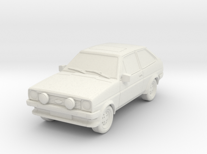 1:87 Fiesta mk1 xr2 hollow ho 1mm-walls (repaired) 3d printed