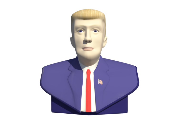"The Donald" Trump Statue 3d printed "The Donald" Trump  Statue