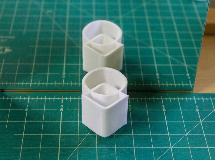 Ambiguous Cylinders : Overlap 3d printed