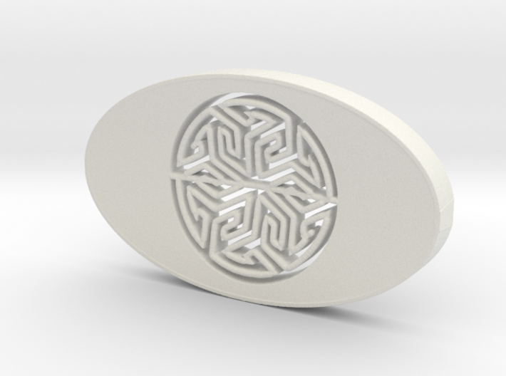 soap holder with Arabic Tile 3d printed